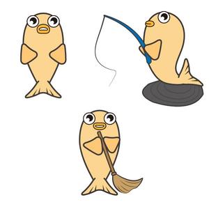 株式会社イーネットビズ (e-nets)さんの魚のキャラクターデザインへの提案