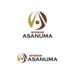 ai-D-m (ai-D-m)さんの壁紙などの内装仕上工事業有限会社アサヌマ商会のロゴへの提案