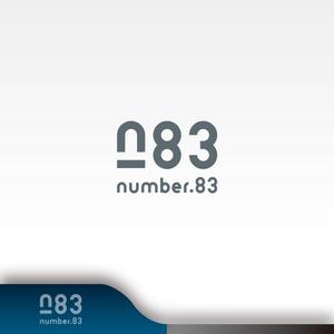 昂倭デザイン (takakazu_seki)さんの内装デザイン会社「number.83」ロゴマークへの提案