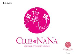さんの(水商売) CLUB NANAのロゴ作成依頼への提案