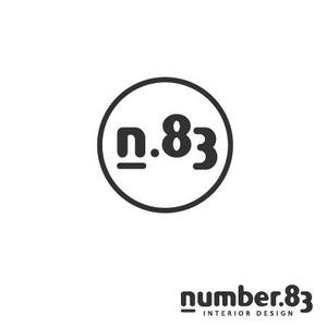 ns_works (ns_works)さんの内装デザイン会社「number.83」ロゴマークへの提案