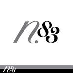 ゼロワン (zeroone)さんの内装デザイン会社「number.83」ロゴマークへの提案