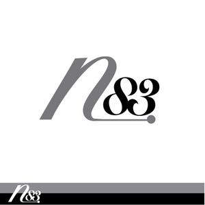 ゼロワン (zeroone)さんの内装デザイン会社「number.83」ロゴマークへの提案