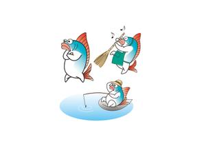 muchacha ()さんの魚のキャラクターデザインへの提案