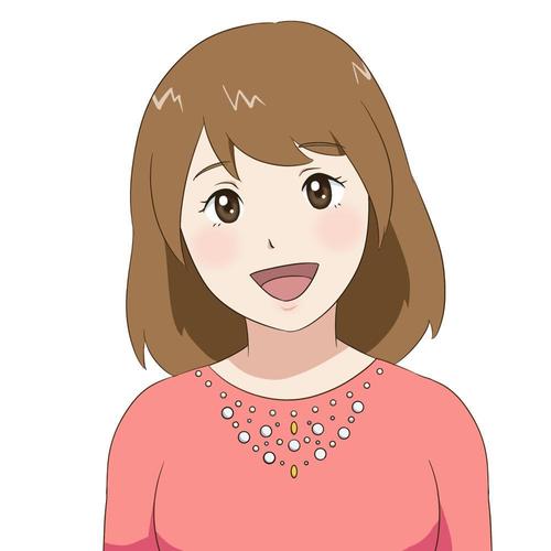 Morimmさんの事例 実績 提案 ジブリ風 男女の顔および拡声器のイラスト お世話になります クラウドソーシング ランサーズ