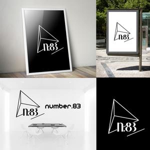 easel (easel)さんの内装デザイン会社「number.83」ロゴマークへの提案