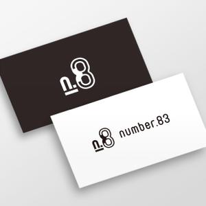 doremi (doremidesign)さんの内装デザイン会社「number.83」ロゴマークへの提案
