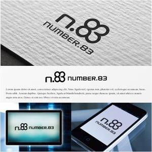 drkigawa (drkigawa)さんの内装デザイン会社「number.83」ロゴマークへの提案