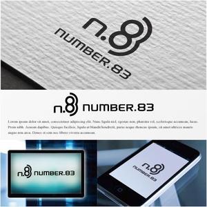 drkigawa (drkigawa)さんの内装デザイン会社「number.83」ロゴマークへの提案