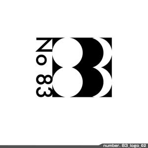 jinsoraさんの内装デザイン会社「number.83」ロゴマークへの提案
