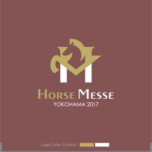 ＊ sa_akutsu ＊ (sa_akutsu)さんの乗馬関連の展示会「Horse Messe」のロゴへの提案