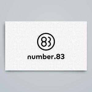 haru_Design (haru_Design)さんの内装デザイン会社「number.83」ロゴマークへの提案
