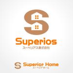 株式会社ティル (scheme-t)さんの新設法人不動産仲介会社【スーペリアス株式会社】の会社ロゴへの提案