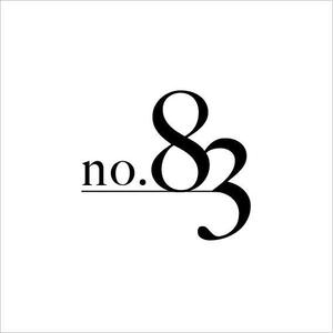 Galsia design (zeacocat86)さんの内装デザイン会社「number.83」ロゴマークへの提案