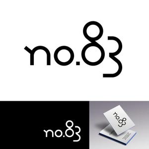 Ultra Vivid Scene (makoto_matsuyama)さんの内装デザイン会社「number.83」ロゴマークへの提案