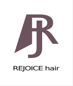 益田 歩 (amchan)さんの美容室　REJOICE hair（リジョイス　ヘア）のロゴへの提案