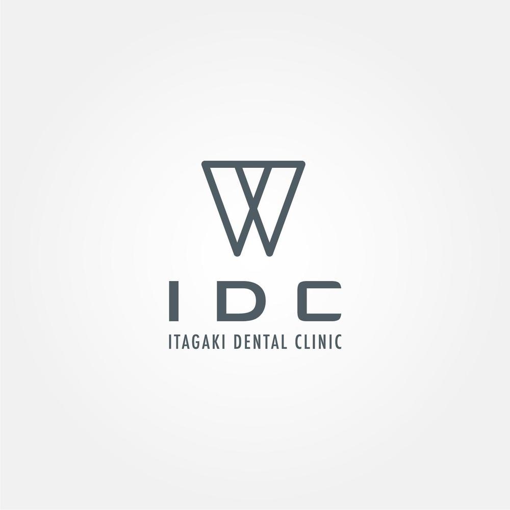 シンプルで未来的な　歯科医院のロゴ
