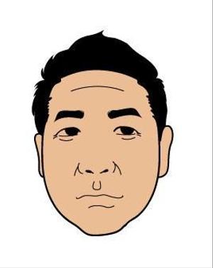 いぬい (Koinuno4564)さんの男性の似顔絵イラストへの提案