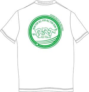 Grünherz (Grunherz)さんのランニングサークル「RUN RUN TOKYO」のTシャツデザインへの提案