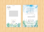 minecoco (mio_g_0331)さんの結婚式招待ポストカードのデザインへの提案