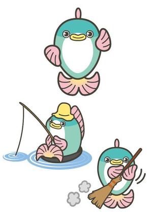 ユナイテッドグロース株式会社 (un-gr)さんの魚のキャラクターデザインへの提案
