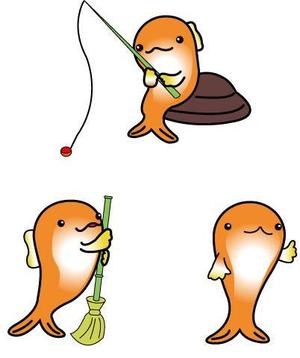 CHIKAKO (chi-2015)さんの魚のキャラクターデザインへの提案