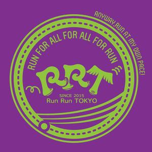 Grünherz (Grunherz)さんのランニングサークル「RUN RUN TOKYO」のTシャツデザインへの提案