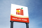 yuizm ()さんの不動産会社『REPLUS HOME』のロゴへの提案