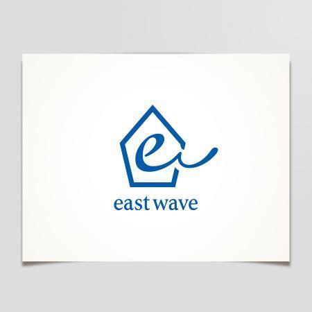 andockさんのお洒落な感じで、シンプルなもの east waveのロゴへの提案