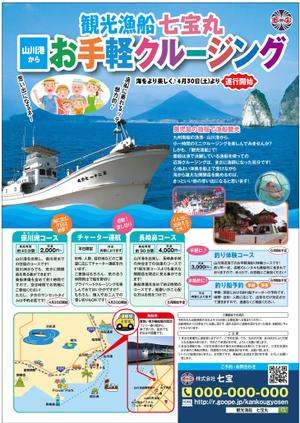 mados (mados)さんの鹿児島・指宿市における「観光漁船」事業開始　広告チラシの作成への提案