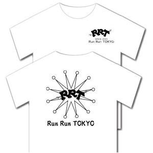 sank　0 ()さんのランニングサークル「RUN RUN TOKYO」のTシャツデザインへの提案