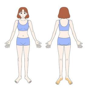 ebtenさんの女性の全身イラスト（医療用）への提案