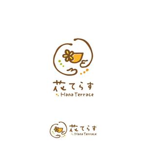 恵りこ (tampopohouse1128)さんの家族葬&フラワーショップ&喫茶スペースの「花テラス」のロゴへの提案