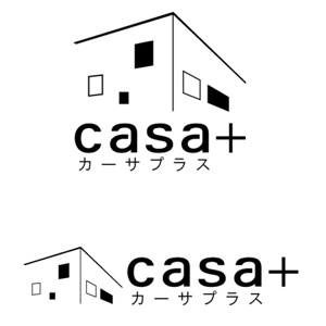 kawa_lanさんの「casa＋、カーサプラス」のロゴ作成への提案