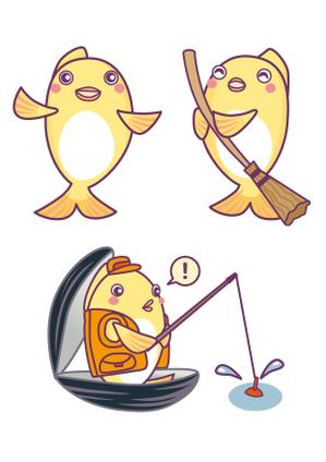 automonacco (peperoni)さんの魚のキャラクターデザインへの提案