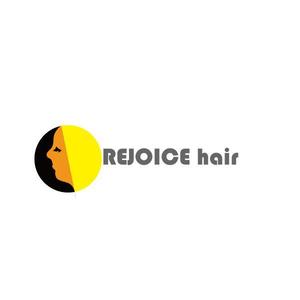 vDesign (isimoti02)さんの美容室　REJOICE hair（リジョイス　ヘア）のロゴへの提案