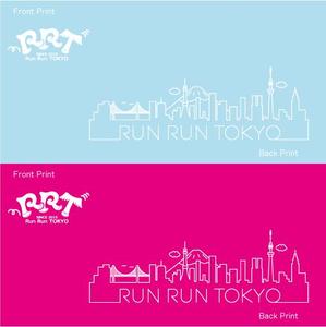 DeeDeeGraphics (DeeDeeGraphics)さんのランニングサークル「RUN RUN TOKYO」のTシャツデザインへの提案