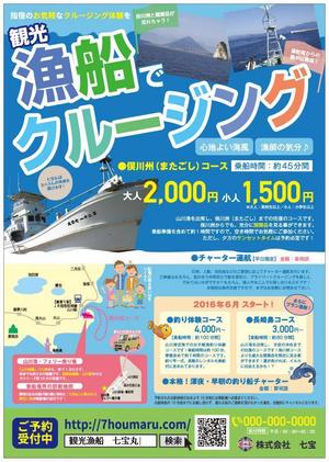 eemikoo0520さんの鹿児島・指宿市における「観光漁船」事業開始　広告チラシの作成への提案