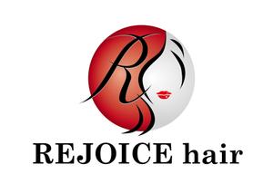 hiroanzu (hiroanzu)さんの美容室　REJOICE hair（リジョイス　ヘア）のロゴへの提案