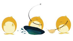 わたぼーし (mudagawa)さんの魚のキャラクターデザインへの提案