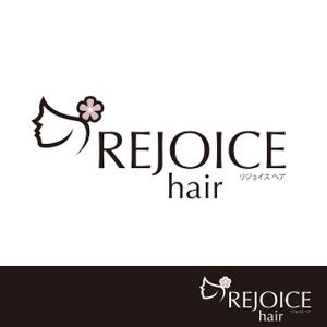 sacuman (sacuman)さんの美容室　REJOICE hair（リジョイス　ヘア）のロゴへの提案