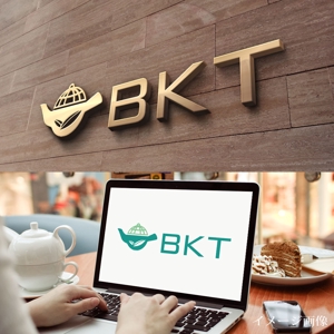 Cobalt Blue (Cobalt_B1ue)さんの貿易会社「BKT」のロゴ募集への提案