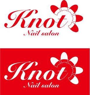 中津留　正倫 (cpo_mn)さんのネイルサロン「Nail salon Knot」のロゴへの提案