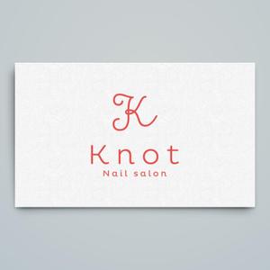 haru_Design (haru_Design)さんのネイルサロン「Nail salon Knot」のロゴへの提案