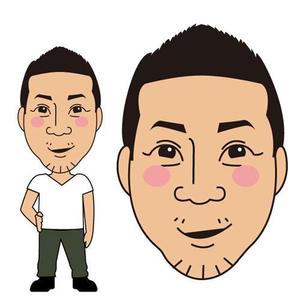 アフロガンツ ()さんの男性の似顔絵イラストへの提案