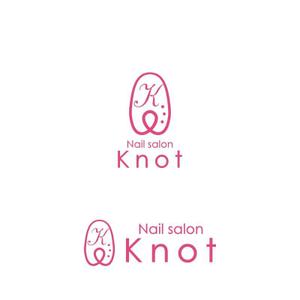 Yolozu (Yolozu)さんのネイルサロン「Nail salon Knot」のロゴへの提案