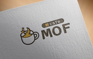Aihyara (aihyara)さんの新規カフェ「朝cafe MOF」のロゴへの提案