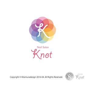 customxxx5656 (customxxx5656)さんのネイルサロン「Nail salon Knot」のロゴへの提案