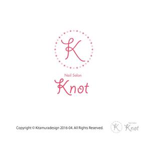 customxxx5656 (customxxx5656)さんのネイルサロン「Nail salon Knot」のロゴへの提案