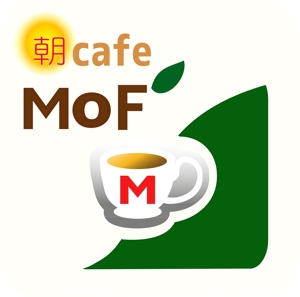 ha821 (haruka821)さんの新規カフェ「朝cafe MOF」のロゴへの提案